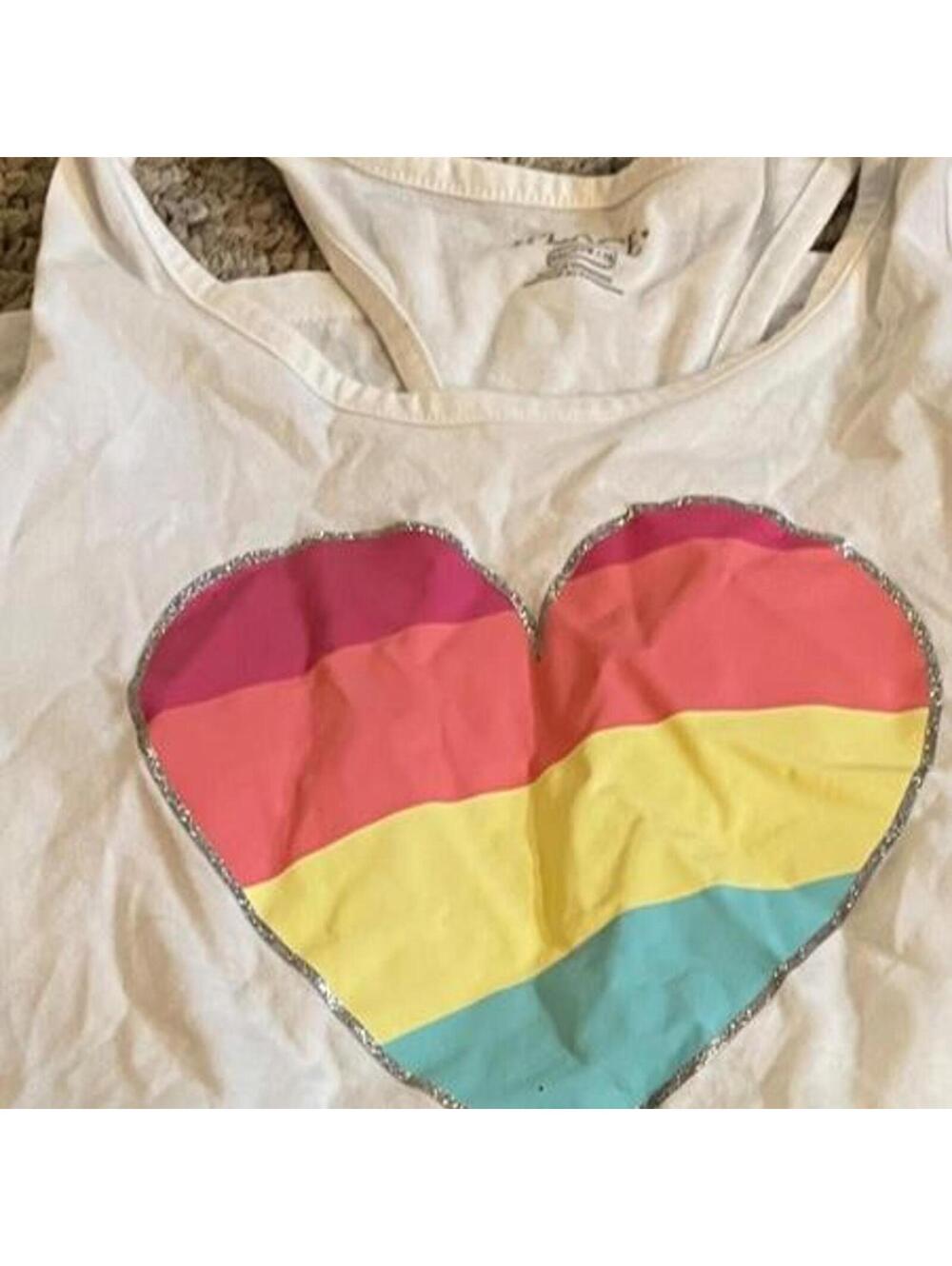 Rainbow Kid's Multi and White Tshirt